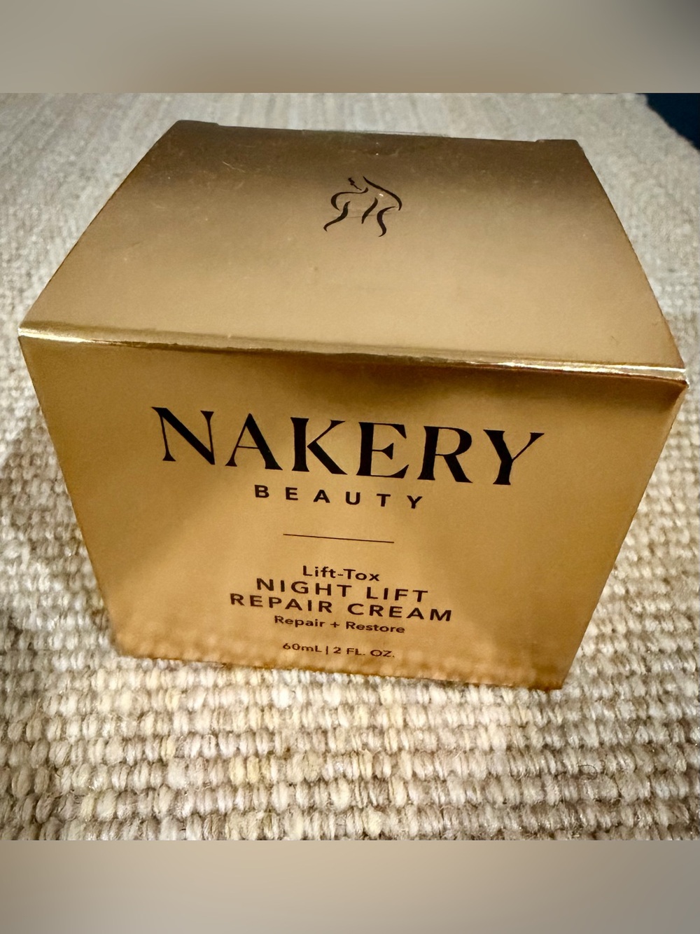 Nakery Beauty Lift-TOX Night Lift Repair Cream Full Size, 2 oz NEW/Sealed